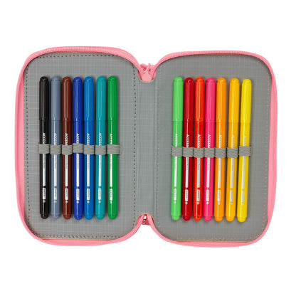 Penar cu Accesorii Moos Passion Multicolor 12,5 x 19,5 x 5,5 cm 37 Piese - Birou și papetărie, Material școlar și educațional