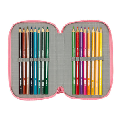 Penar cu Accesorii Moos Passion Multicolor 12,5 x 19,5 x 5,5 cm 37 Piese - Birou și papetărie, Material școlar și educațional