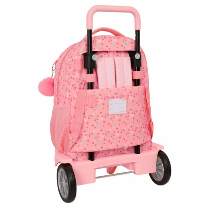 Ghiozdan cu Roți Moos Passion Multicolor 33 x 45 x 22 cm - Birou și papetărie, Material școlar și educațional