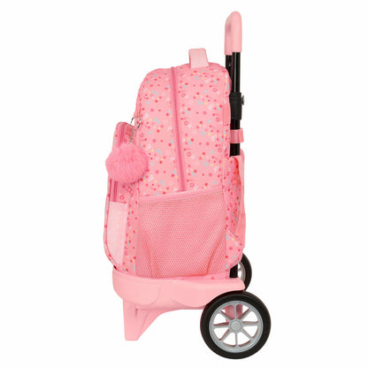 Ghiozdan cu Roți Moos Passion Multicolor 33 x 45 x 22 cm - Birou și papetărie, Material școlar și educațional