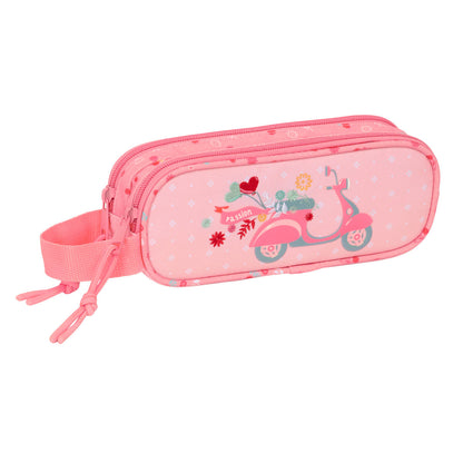 Penar dublu Moos Passion Multicolor 21 x 8 x 6 cm - Birou și papetărie, Material școlar și educațional