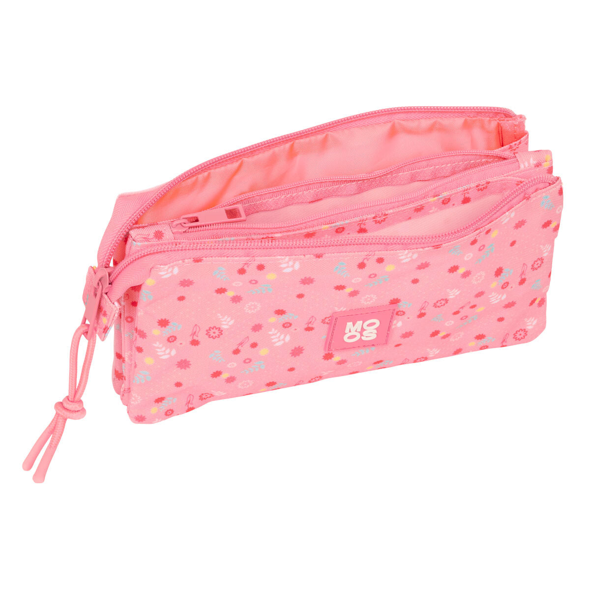 Penar triplu Moos Passion Multicolor 22 x 12 x 3 cm - Birou și papetărie, Material școlar și educațional