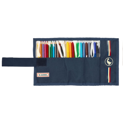 Geantă Universală El Ganso Eclipse Bleumarin 7 x 20 x 7 cm 27 Piese - Birou și papetărie, Material școlar și educațional