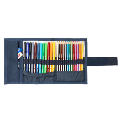 Geantă Universală El Ganso Eclipse Bleumarin 7 x 20 x 7 cm 27 Piese - Birou și papetărie, Material școlar și educațional