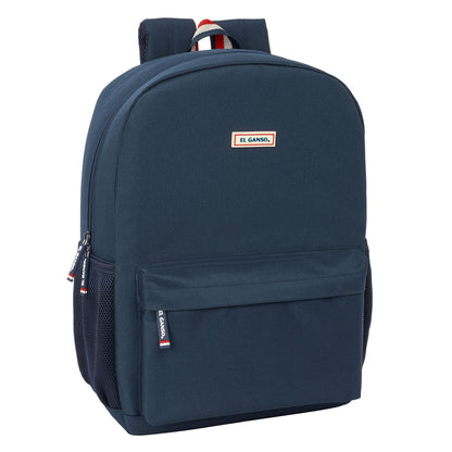 Ghiozdan El Ganso Eclipse Bleumarin 32 x 43 x 14 cm - Birou și papetărie, Material școlar și educațional