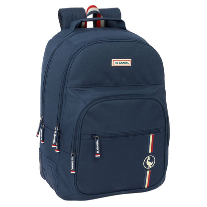 Ghiozdan El Ganso Eclipse Bleumarin 32 x 42 x 15 cm - Birou și papetărie, Material școlar și educațional