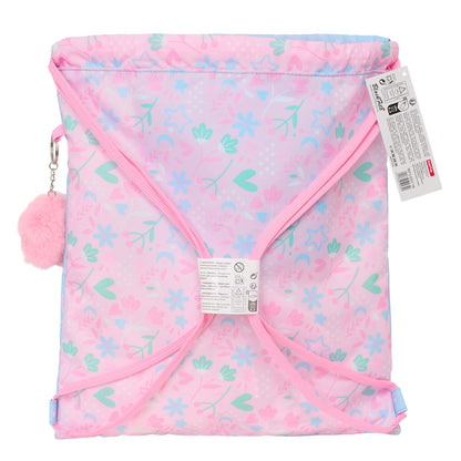 Geantă Rucsac cu Bretele BlackFit8 Smile Albastru Roz 35 x 40 x 1 cm - Birou și papetărie, Material școlar și educațional