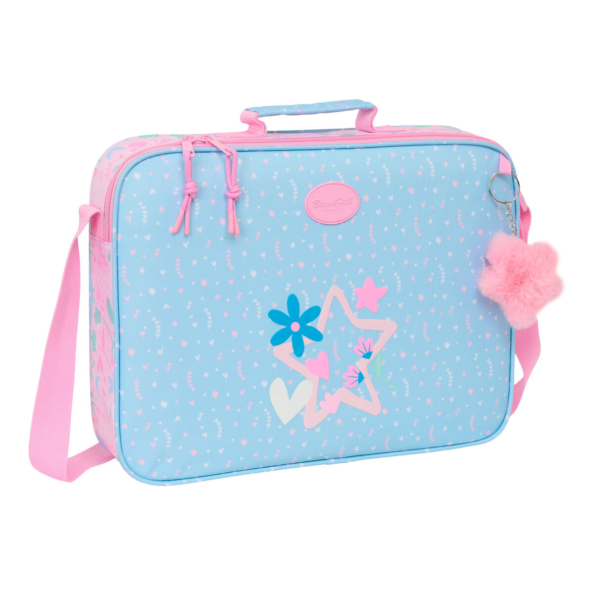Ghiozdan BlackFit8 Smile Roz Albastru deschis 38 x 28 x 6 cm - Birou și papetărie, Material școlar și educațional
