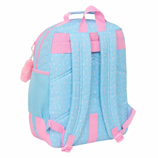 Ghiozdan BlackFit8 Smile Albastru Roz 32 x 42 x 15 cm - Birou și papetărie, Material școlar și educațional