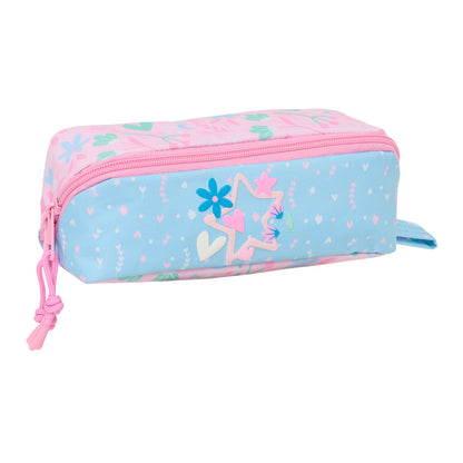 Geantă Universală BlackFit8 Smile Roz Albastru deschis 20 x 8 x 8 cm - Birou și papetărie, Material școlar și educațional
