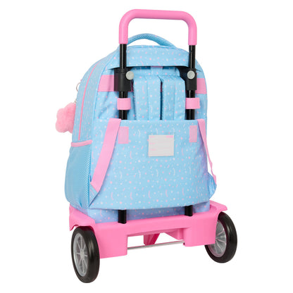 Ghiozdan BlackFit8 Smile Albastru Roz 33 x 45 x 22 cm - Birou și papetărie, Material școlar și educațional