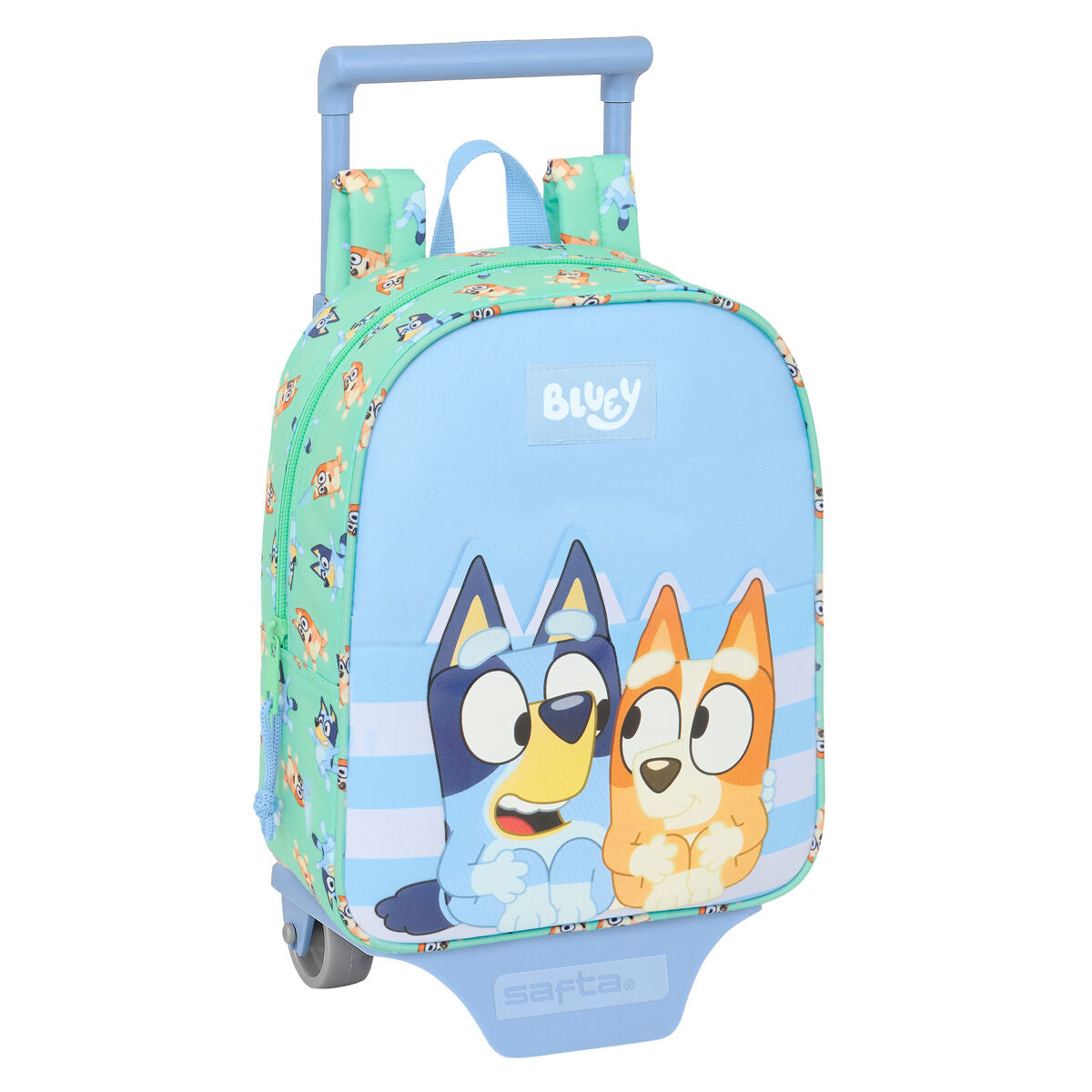 Ghiozdan Bluey Sisters Verde 22 x 27 x 10 cm - Birou și papetărie, Material școlar și educațional