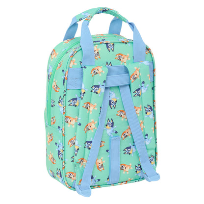 Ghiozdan Bluey Sisters Verde 20 x 28 x 8 cm - Birou și papetărie, Material școlar și educațional