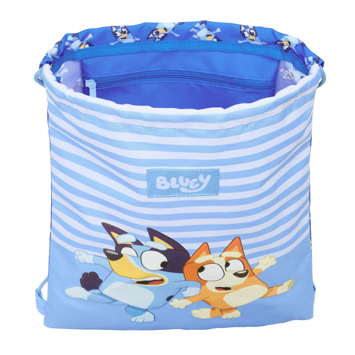 Geantă Rucsac cu Bretele Bluey Let's play Albastru 26 x 34 x 1 cm - Birou și papetărie, Material școlar și educațional