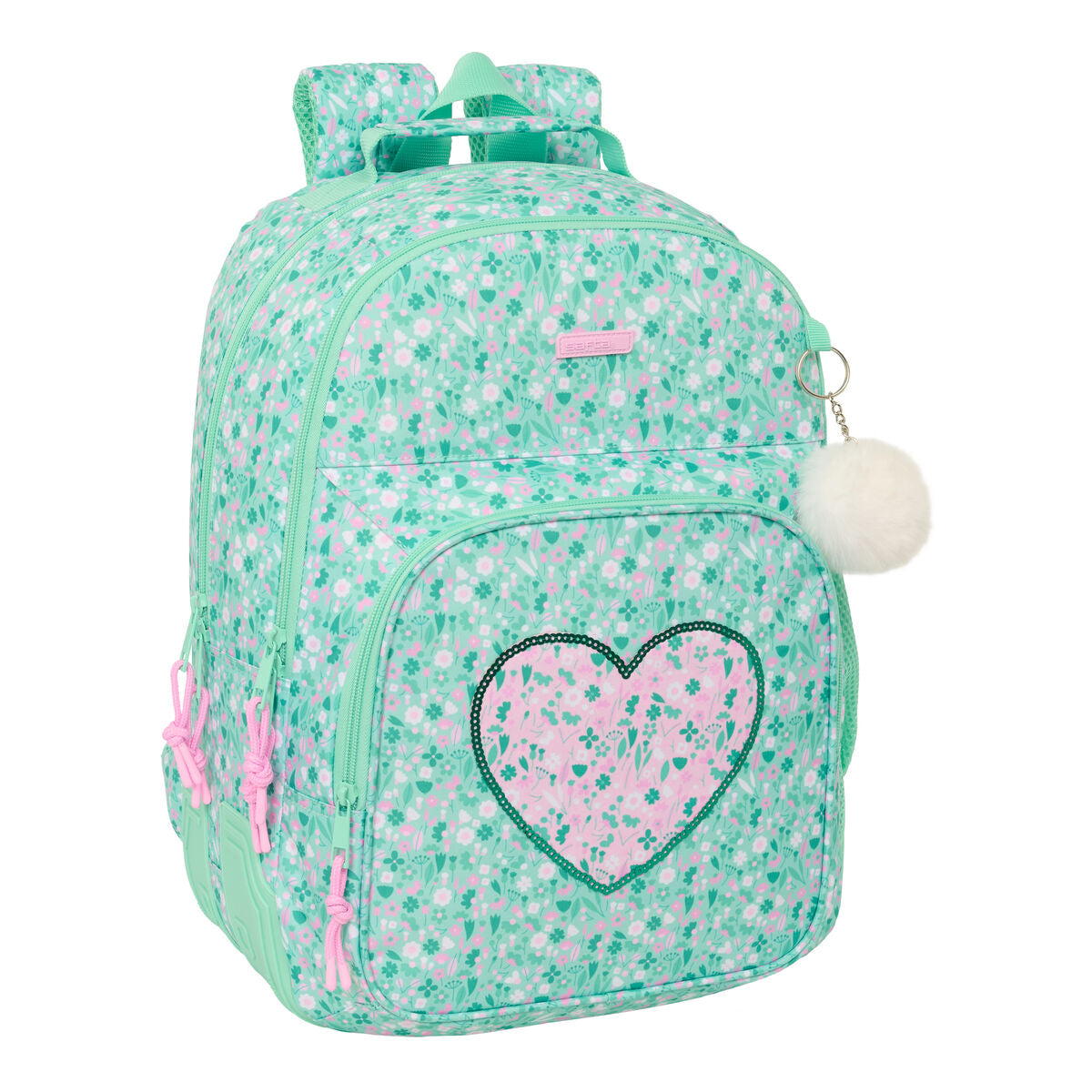Ghiozdan Safta Cuore Mentă 32 x 42 x 15 cm - Birou și papetărie, Material școlar și educațional
