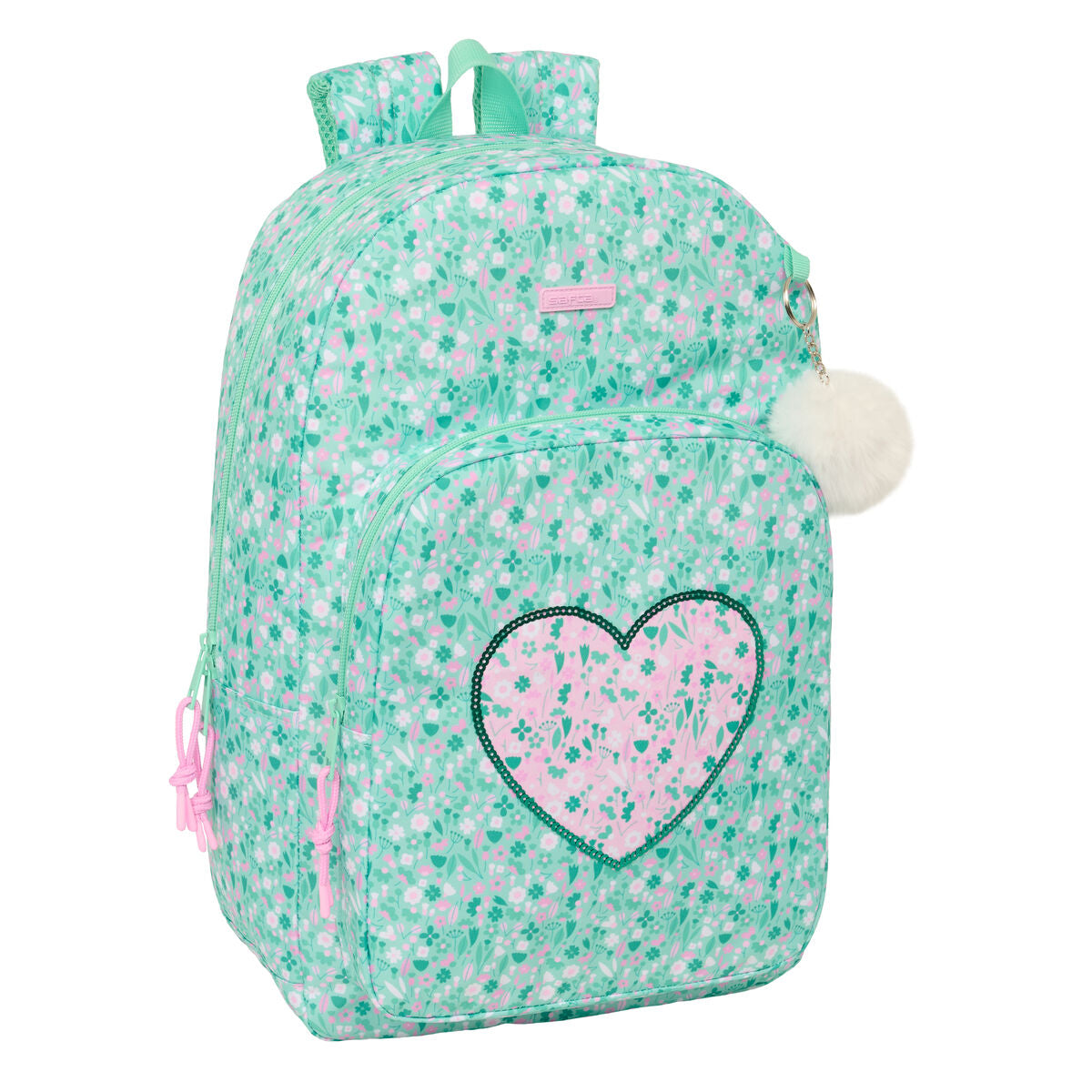 Ghiozdan Safta Cuore Mentă 30 x 46 x 14 cm - Birou și papetărie, Material școlar și educațional