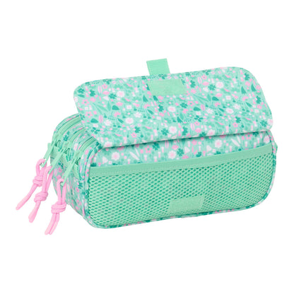 Penar triplu Safta Cuore Mentă 21,5 x 10 x 8 cm - Birou și papetărie, Material școlar și educațional