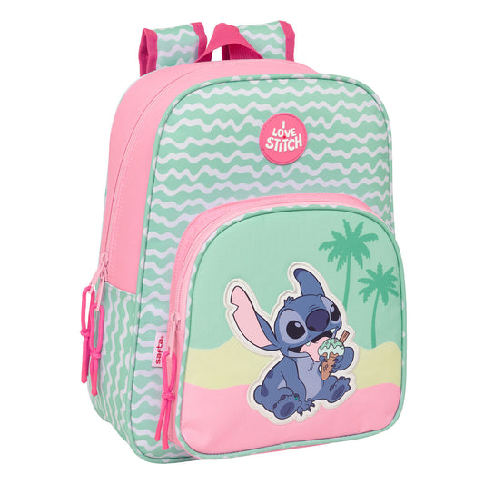 Ghiozdan Lilo & Stitch Ice cream Roz 26 x 34 x 11 cm - Birou și papetărie, Material școlar și educațional