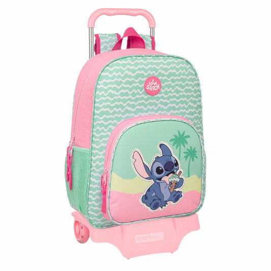 Ghiozdan Lilo & Stitch Ice cream Roz 33 x 42 x 14 cm - Birou și papetărie, Material școlar și educațional