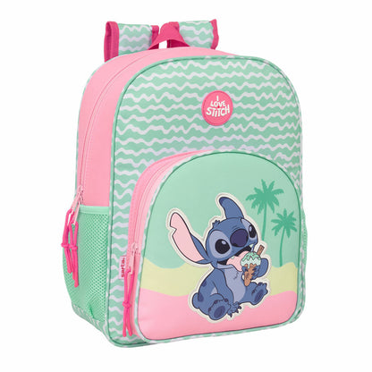 Ghiozdan Lilo & Stitch Ice cream Roz 32 x 38 x 12 cm - Birou și papetărie, Material școlar și educațional