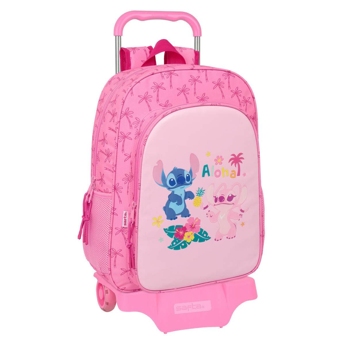 Ghiozdan Lilo & Stitch Chill Roz 33 x 42 x 14 cm - Birou și papetărie, Material școlar și educațional
