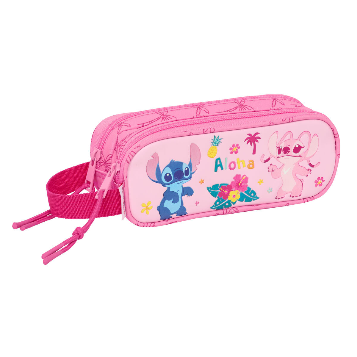 Geantă Universală Lilo & Stitch Chill Roz Mentă 21 x 8 x 6 cm - Birou și papetărie, Material școlar și educațional
