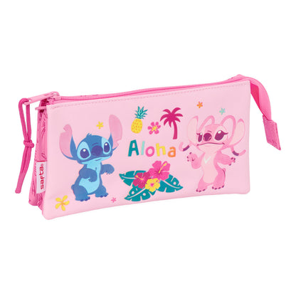Geantă Universală Lilo & Stitch Chill Roz Mentă 22 x 12 x 3 cm - Birou și papetărie, Material școlar și educațional