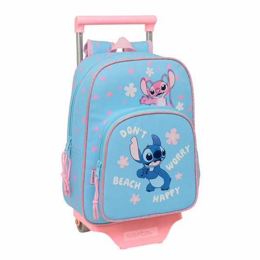 Ghiozdan Lilo & Stitch Happy Albastru celest 26 x 11 x 67 cm 26 x 34 x 11 cm - Birou și papetărie, Material școlar și educațional