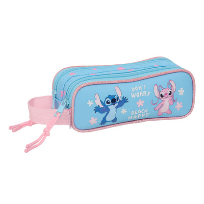 Geantă Universală Lilo & Stitch Happy Albastru celest 21 x 8 x 6 cm - Birou și papetărie, Material școlar și educațional