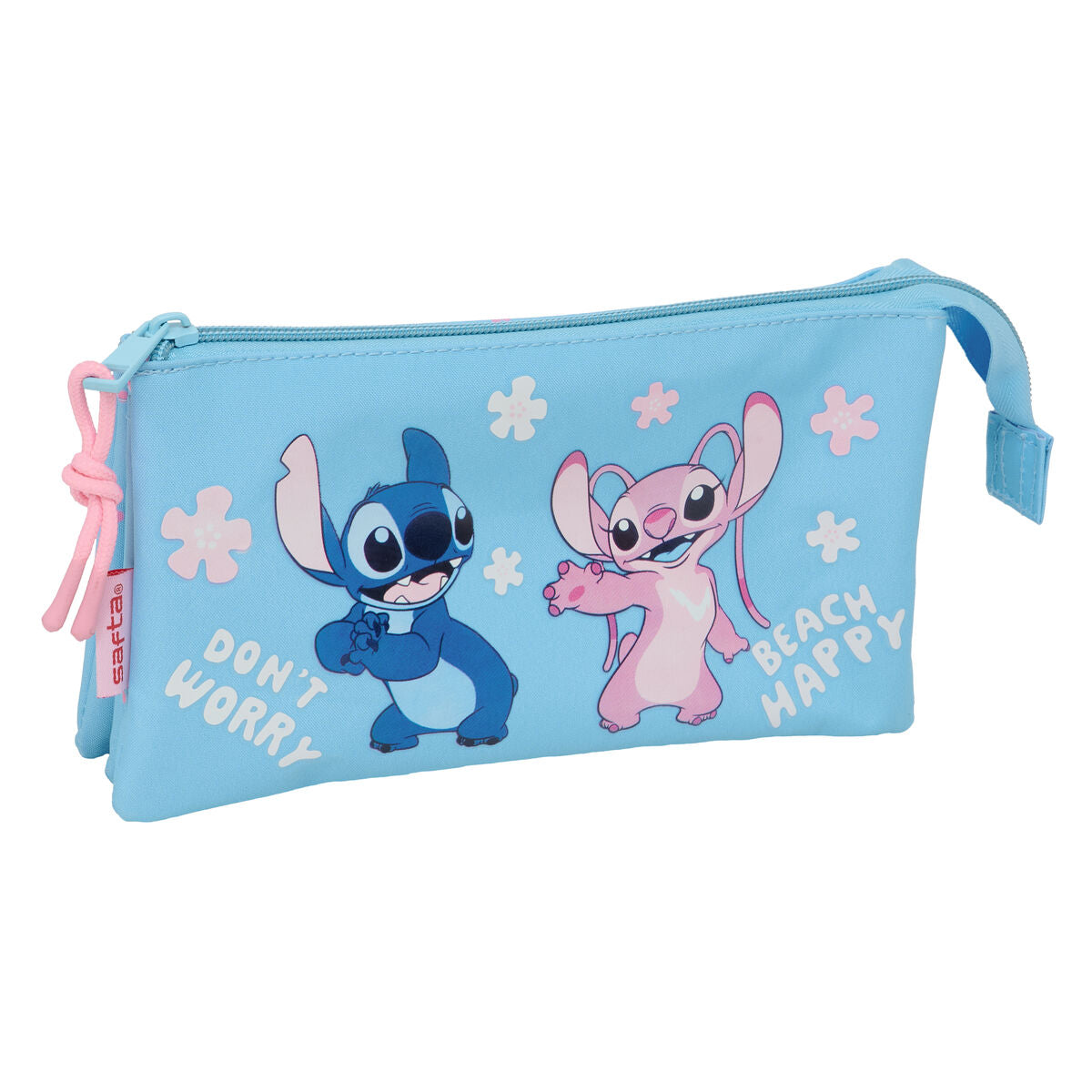 Geantă Universală Lilo & Stitch Happy Albastru celest 22 x 12 x 3 cm - Birou și papetărie, Material școlar și educațional