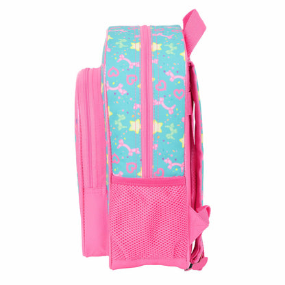 Ghiozdan Gabby's Dollhouse Confetti Roz Turquoise 26 x 34 x 11 cm - Birou și papetărie, Material școlar și educațional