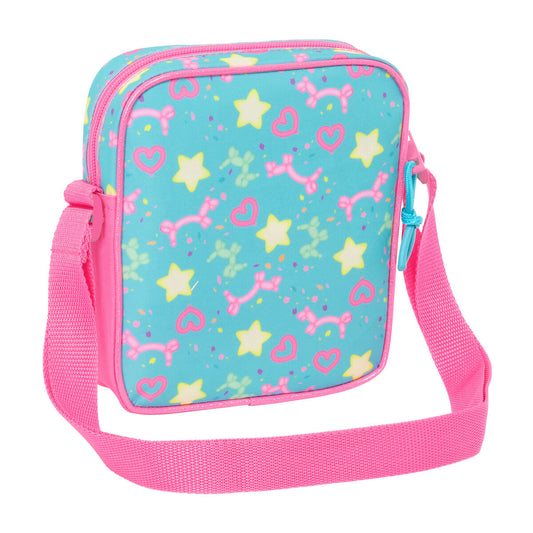 Geantă Bandulieră Gabby's Dollhouse Confetti Roz Turquoise 16 x 18 x 4 cm - Bagaje, Genți de mână