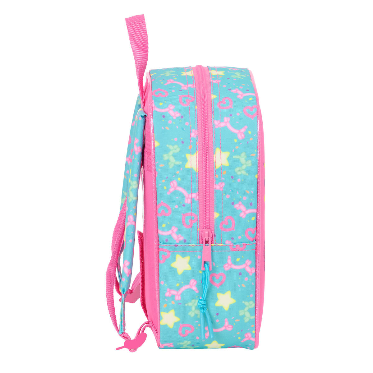 Ghiozdan Gabby's Dollhouse Confetti Roz Turquoise 22 x 27 x 10 cm - Birou și papetărie, Material școlar și educațional