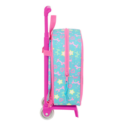 Ghiozdan Gabby's Dollhouse Confetti Roz Turquoise 22 x 27 x 10 cm - Birou și papetărie, Material școlar și educațional