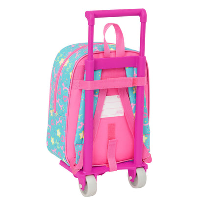 Ghiozdan Gabby's Dollhouse Confetti Roz Turquoise 22 x 27 x 10 cm - Birou și papetărie, Material școlar și educațional