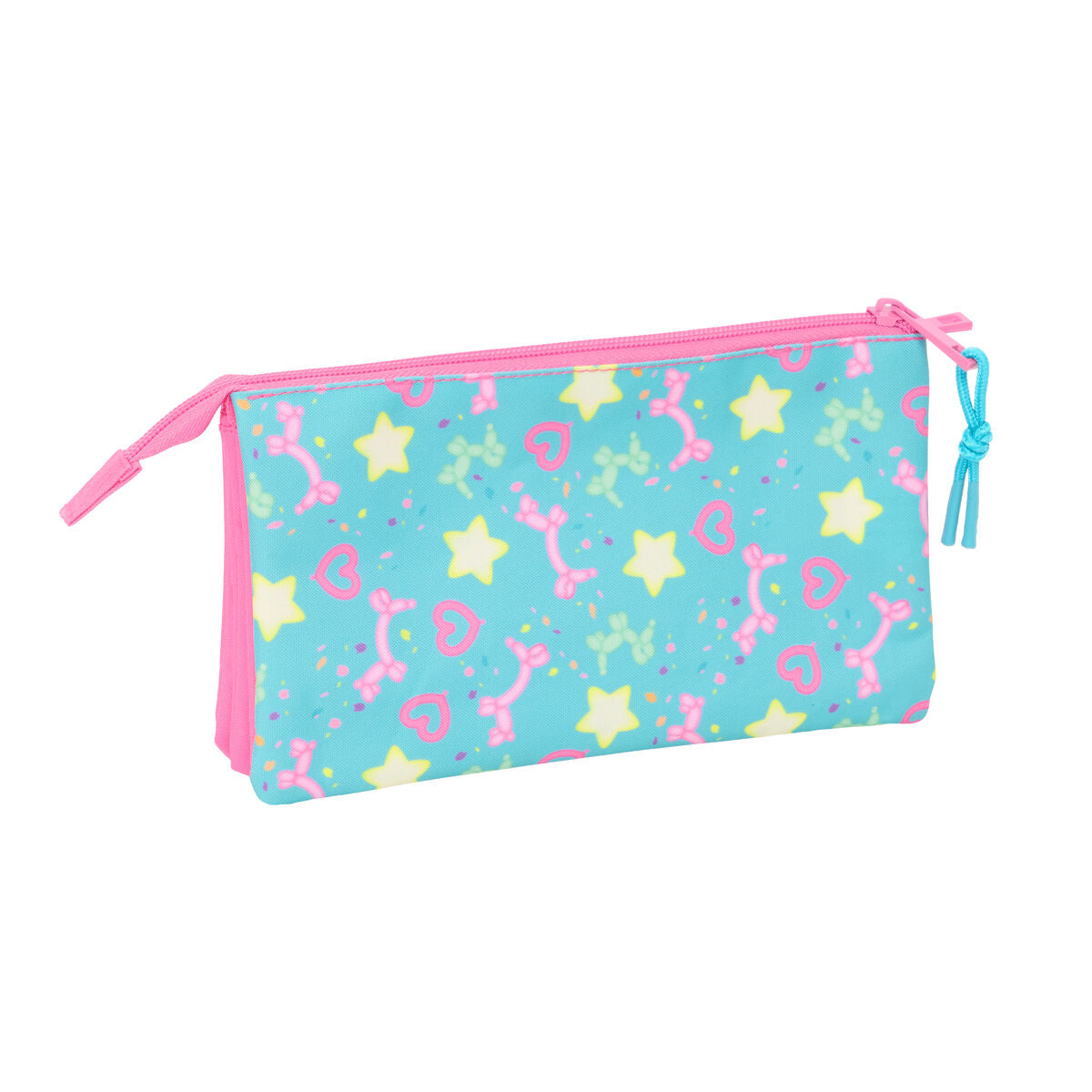 Geantă Universală Gabby's Dollhouse Confetti Roz Turquoise 22 x 12 x 3 cm - Birou și papetărie, Material școlar și educațional