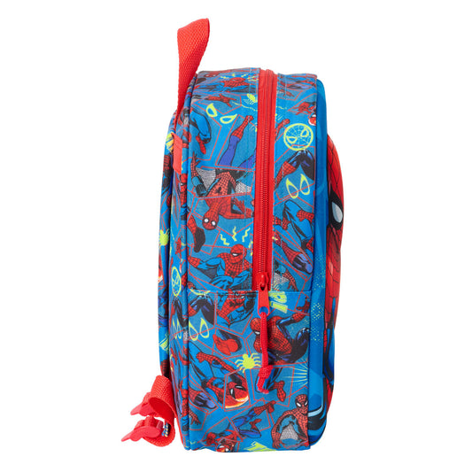 Rucsac pentru Copii Spider-Man Roșu Bleumarin 22 x 27 x 10 cm 3D - Birou și papetărie, Material școlar și educațional