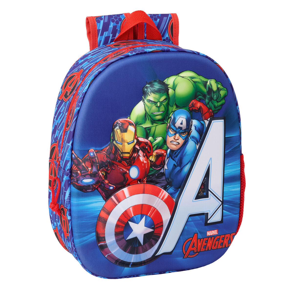 Ghiozdan The Avengers Roșu 27 x 33 x 10 cm - Birou și papetărie, Material școlar și educațional