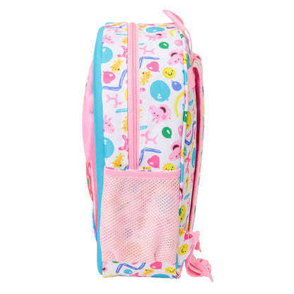 Ghiozdan Peppa Pig Albastru Alb Roz 27 x 33 x 10 cm - Birou și papetărie, Material școlar și educațional