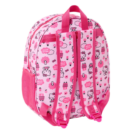 Ghiozdan Hello Kitty Roz 27 x 33 x 10 cm - Birou și papetărie, Material școlar și educațional