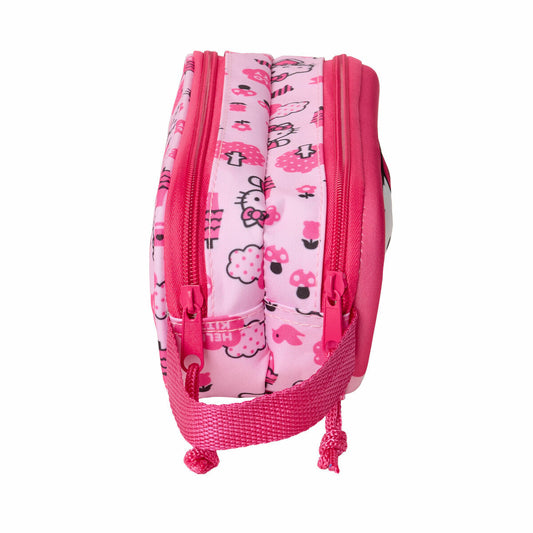 Penar dublu Hello Kitty Roz 21 x 8 x 6 cm - Birou și papetărie, Material școlar și educațional