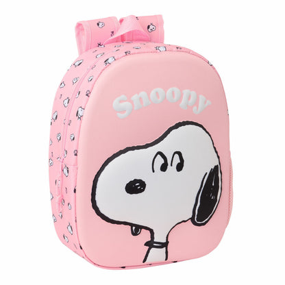 Ghiozdan Snoopy Roz 27 x 33 x 10 cm - Birou și papetărie, Material școlar și educațional