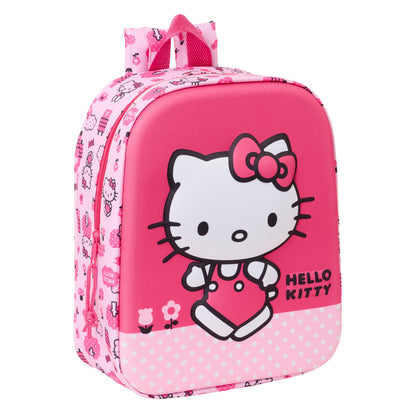 Ghiozdan Hello Kitty Roz 22 x 27 x 10 cm - Birou și papetărie, Material școlar și educațional