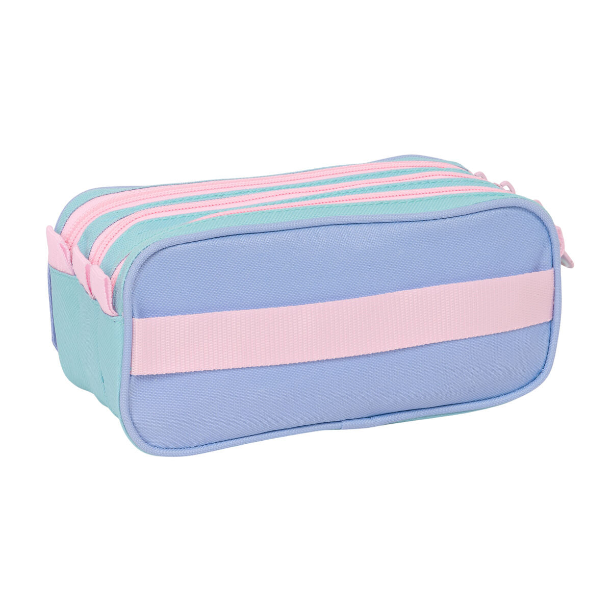 Penar triplu Munich Mellow Albastru Roz Albastru celest 21,5 x 10 x 8 cm - Birou și papetărie, Material școlar și educațional