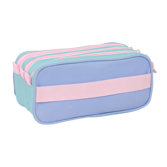 Penar triplu Munich Mellow Albastru Roz Albastru celest 21,5 x 10 x 8 cm - Birou și papetărie, Material școlar și educațional