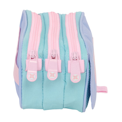 Penar triplu Munich Mellow Albastru Roz Albastru celest 21,5 x 10 x 8 cm - Birou și papetărie, Material școlar și educațional