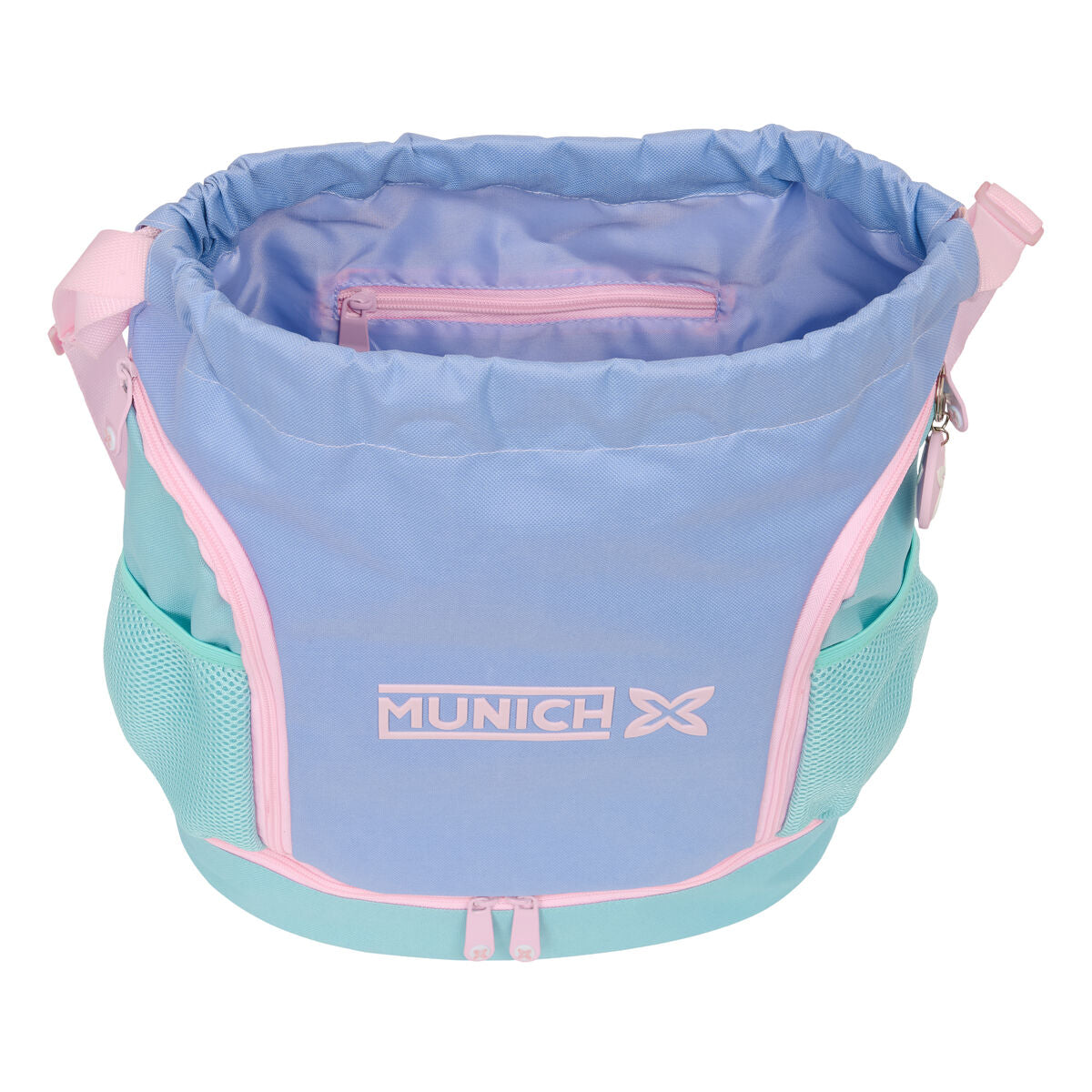 Ghiozdan Munich Mellow Albastru Roz Celeste 35 x 40 x 1 cm - Birou și papetărie, Material școlar și educațional