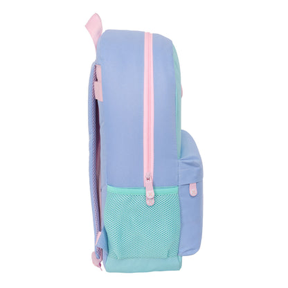 Ghiozdan Munich Mellow Albastru Roz Celeste 30 x 46 x 14 cm - Birou și papetărie, Material școlar și educațional