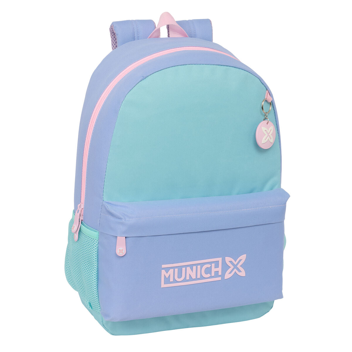 Ghiozdan Munich Mellow Albastru Roz Celeste 30 x 46 x 14 cm - Birou și papetărie, Material școlar și educațional