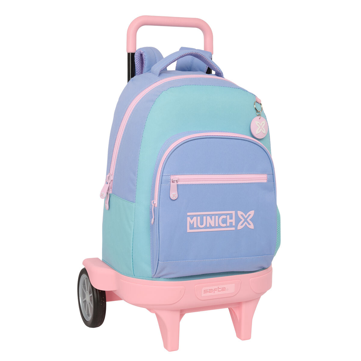 Ghiozdan Munich Mellow Albastru Roz Albastru celest 33 x 45 x 22 cm - Birou și papetărie, Material școlar și educațional